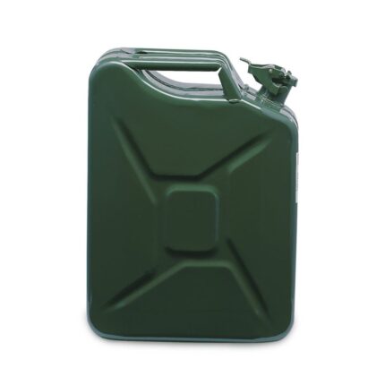 bidon de metal verde en Malaga