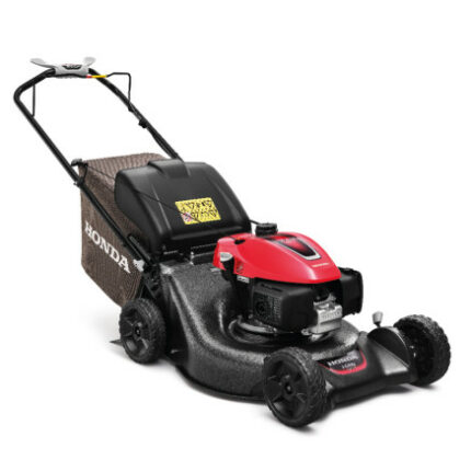 Cortacesped marca HONDA HRN 536 VKE color negro con rojo, calidad premium, para trabajos de jardineria