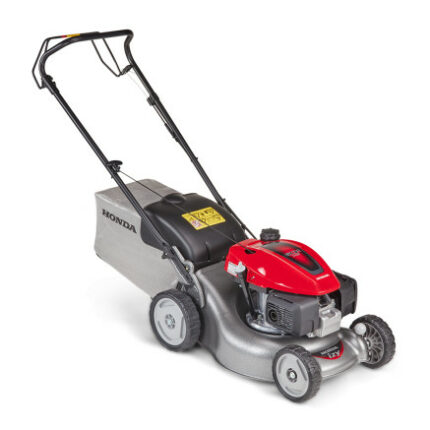 Cortacesped marca HONDA YZY 41 S color gris con rojo, calidad premium, para trabajos de jardineria